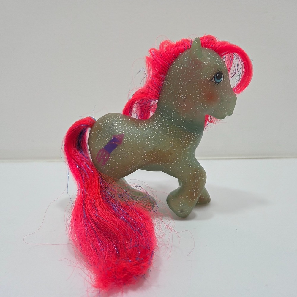 Vintage My Little Pony Sky Rocket Sparkle Ponies 1989 MLP G1 (Regular Version)